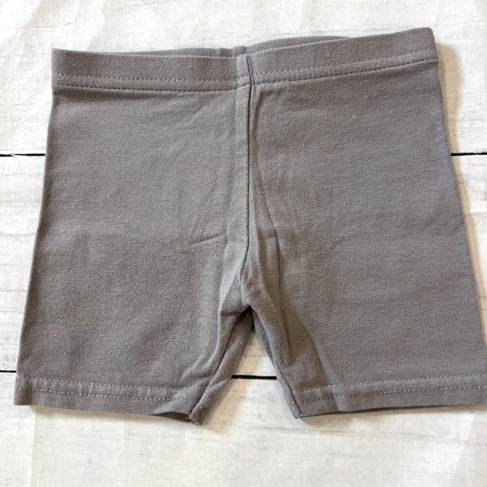 Lil Legs Gray Biker Shorts